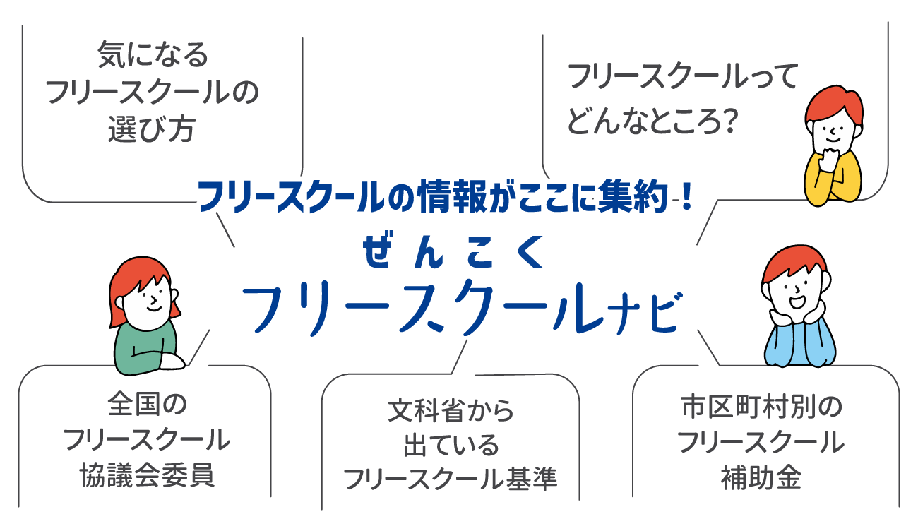 フリースクールの情報がここに集約！ぜんこくフリースクールナビ